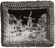 Kunstzinnig vlechtbrood met molen