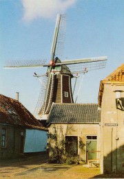 In de Hattemse stellingmolen De Fortuin wordt het meel voor het Nederlands Bakkerijmuseum gemalen
