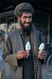 Afghaan met ijsje
